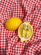 Lemon Slice Hoop Earrings
