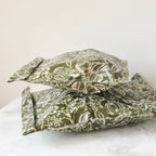 THE Beeswax Bag - Olive Heritage Floral