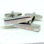 Personalised Deco Bar Cufflinks - Wedding