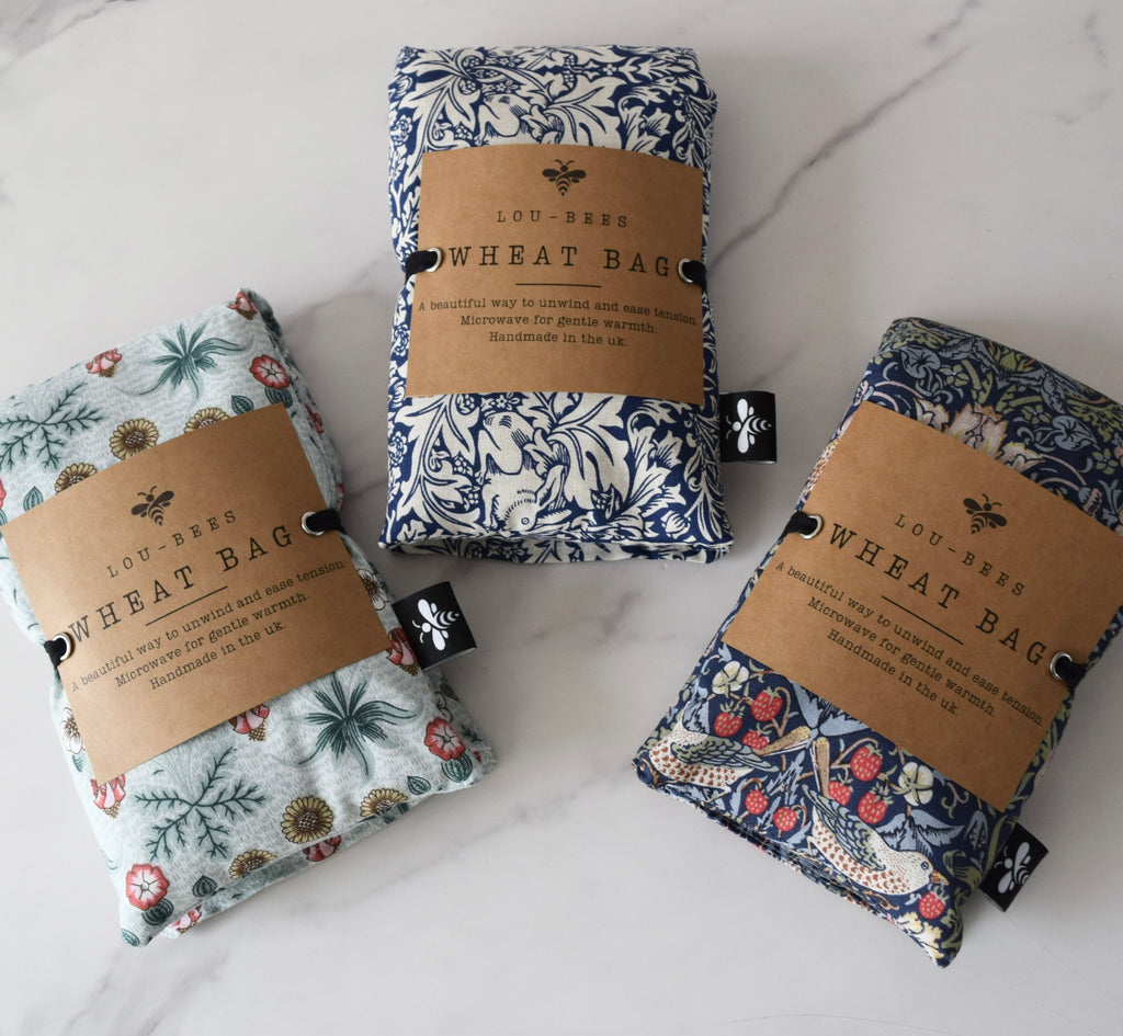 Strawberry Thief Wheat Bag