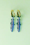 Belfast Big Fish Hoop Earrings
