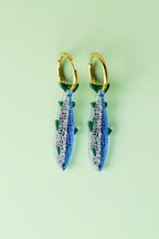 Belfast Big Fish Hoop Earrings