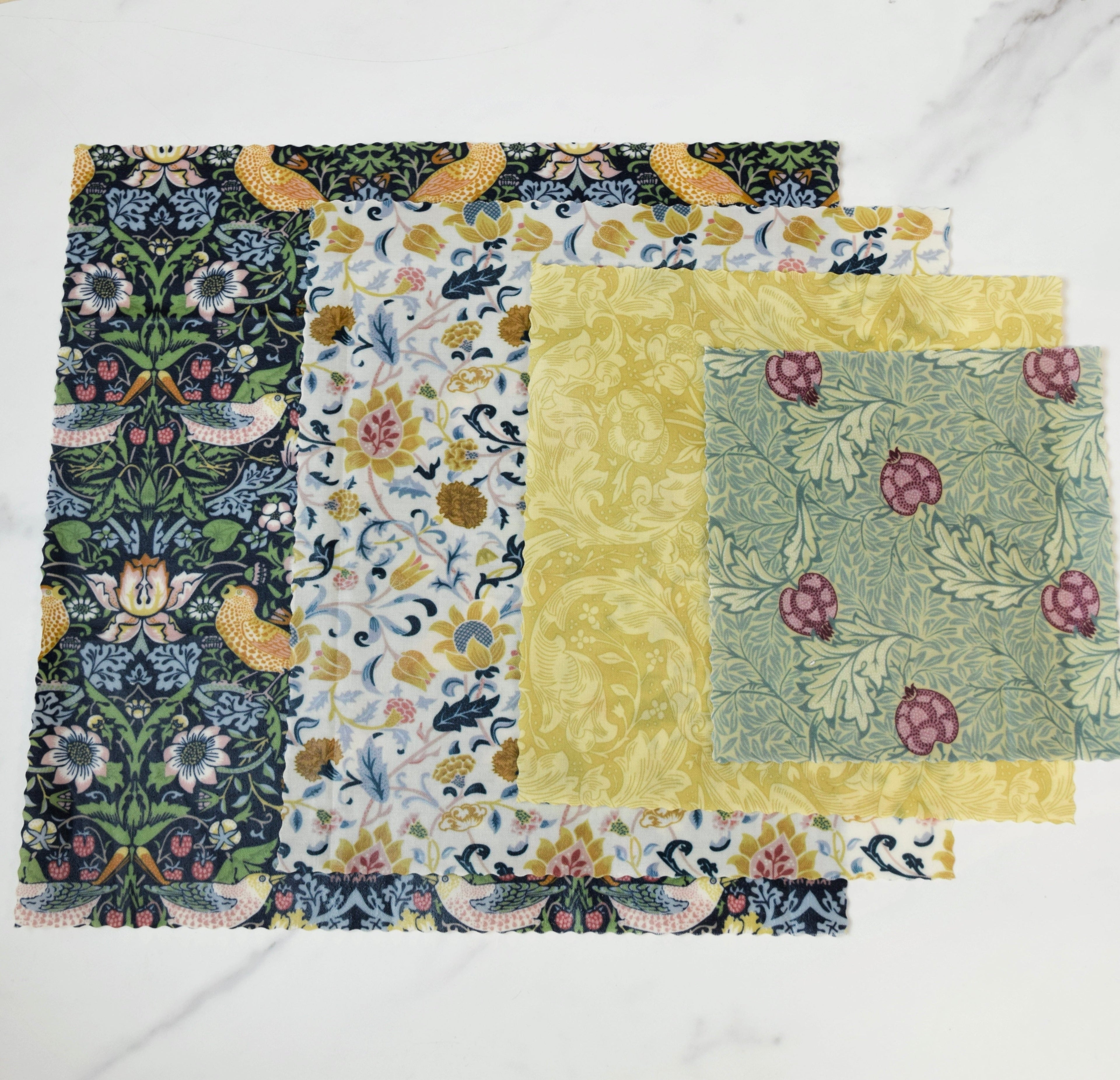William Morris country View Beeswax wraps