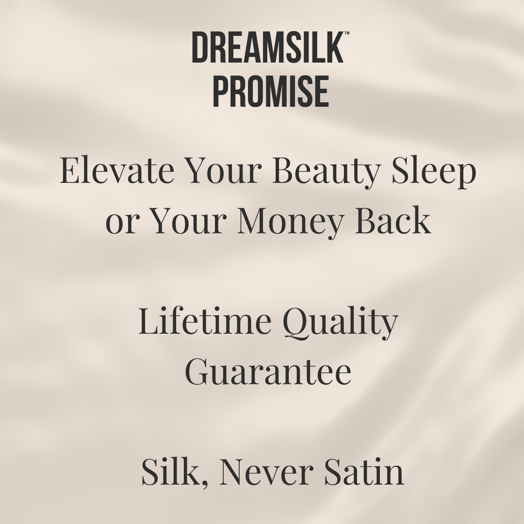 Beige Silk Pillowcase - Standard