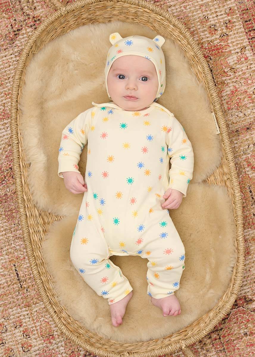 Dreamy & Ditto Set - Baby Playsuit & Muslin Swaddle Blanket Gift Box