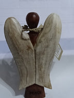 Hand Carved In Bali Wooden Hati Hati Angels 'Peace'