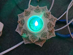 Lotus Design Multi Coloured Base For Crystals, Ornaments (USB)