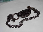 ' Dark Spirit'  Large Statement Labradorite Copper Chain Necklace