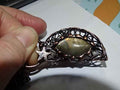 ' Dark Spirit'  Large Statement Labradorite Copper Chain Necklace