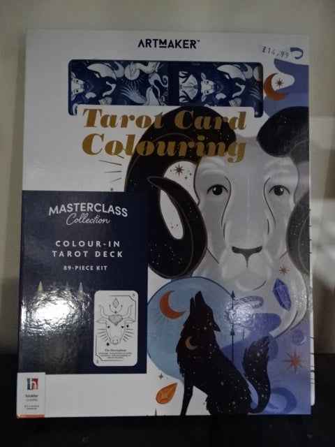 Tarot Card Colouring Book set