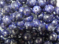 Semi Precious Blue Goldstone 8mm Faceted