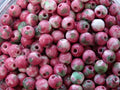Semi Precious Jade 'Tulip Fields' Rainbow Dyed 6mm Beads
