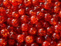 'Rich Amber'  8mm Crackle Glass Beads