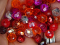 'Jewelled Mix - Sunset' 4mm Austrian Crystal Rondelles