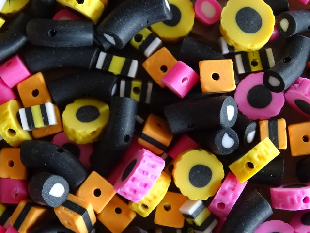 'All Sorts of Fun'  Random Polyclay Mix  (0.5  - 1.5cm long)
