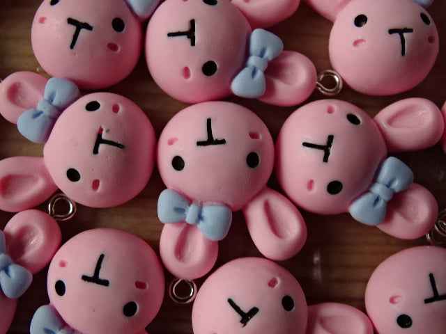 'Candy Bunny' Resin Pendant