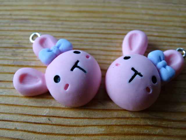 'Candy Bunny' Resin Pendant