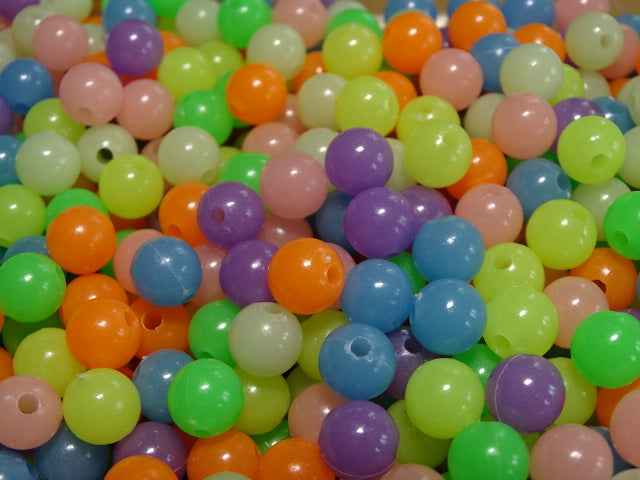 Glow In The Dark Tutti Frutti Tropical Mix 10mm