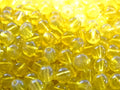 'Bright Buttercup'  6mm  Simple Glass Beads
