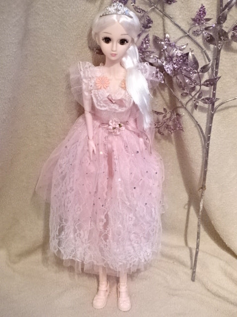 ' Alice'  60cm  Jointed Plastic Princess Doll with Outfits and Accessories.