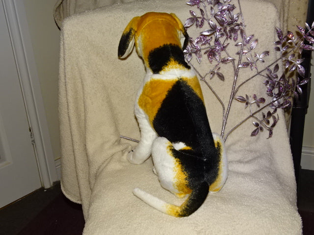 Cute Beagle Dog Plush Figure. Approx 60cm L (Plus Tail) x 30 H cm x 15cm W