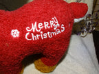 Adorable Red Christmas Reindeer Plush Soft Toy Approx 24cm L x approx 30cm H