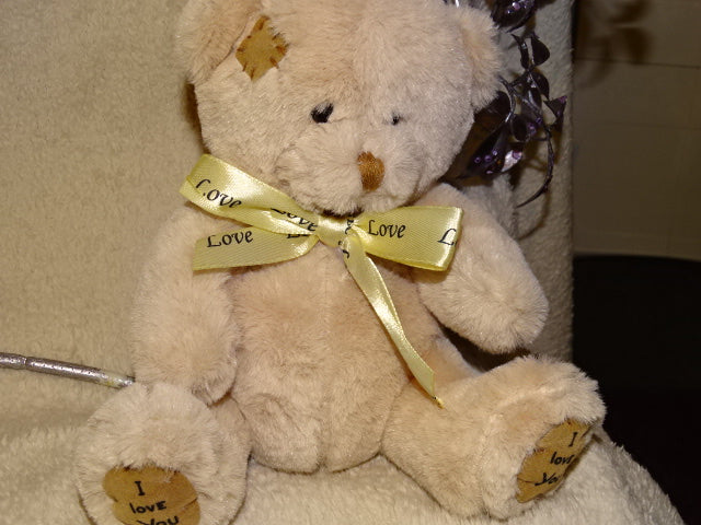 Cute 'I Love You'  Plush Soft Toy Gift Bear  Approx 15cm Tall