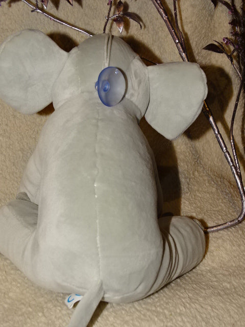 Adorable Velvet Feel Plush Elephant    Approx 16cm L x 16cm H