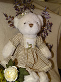 Old Fashioned Style Plush Clothed  Cuddly Bear   40cm (approx) High