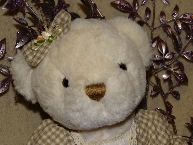 Old Fashioned Style Plush Clothed  Cuddly Bear   40cm (approx) High