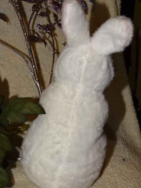 Cute Lifelike Soft Toy White Plush Rabbit    24cm (approx)