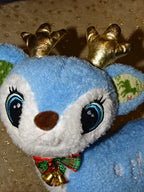 Cute Plush Soft Toy Christmas Reindeer   30cm H x 25cm L (approx)