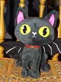 'Bat Cat'  Cute Velvet Feel Plush Toy Cat   ( Approx 25cm high)