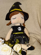 Adorable Cute Velvet Feel Plush Witch  45cm Tall (approx)