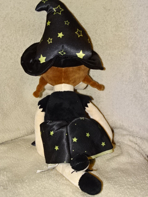 Adorable Cute Velvet Feel Plush Witch  45cm Tall (approx)