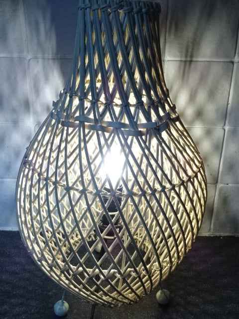 Natural Rattan Table Lamp  ( Bulb Included )  Natural