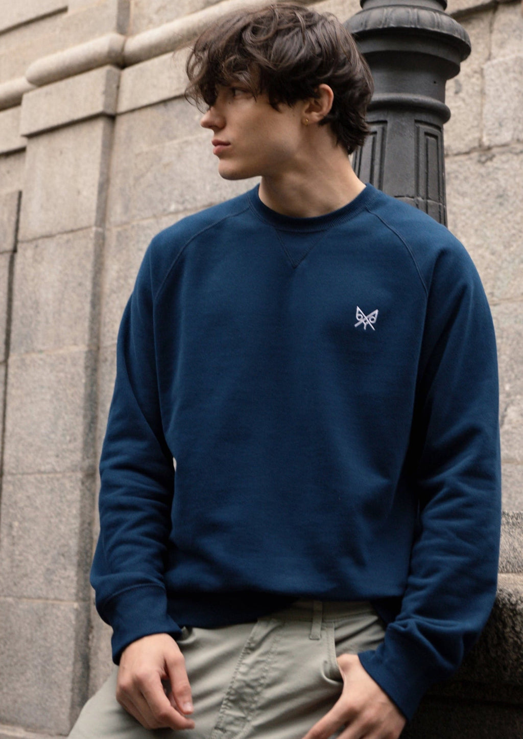 "The Rigger" Classic Sweater | Navy