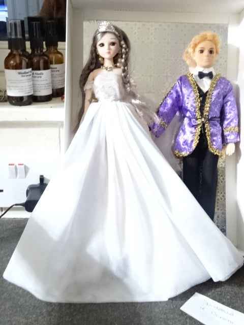 Deanna and Demetri Bridal Couple Doll Set   30cm Ball Joint Dolls
