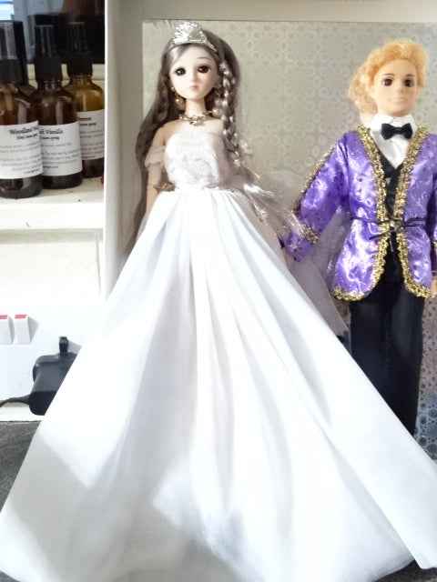 Deanna and Demetri Bridal Couple Doll Set   30cm Ball Joint Dolls