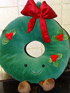 Cute Cuddly Christmas Wreath Plush / Soft Toy / Festive Decor
