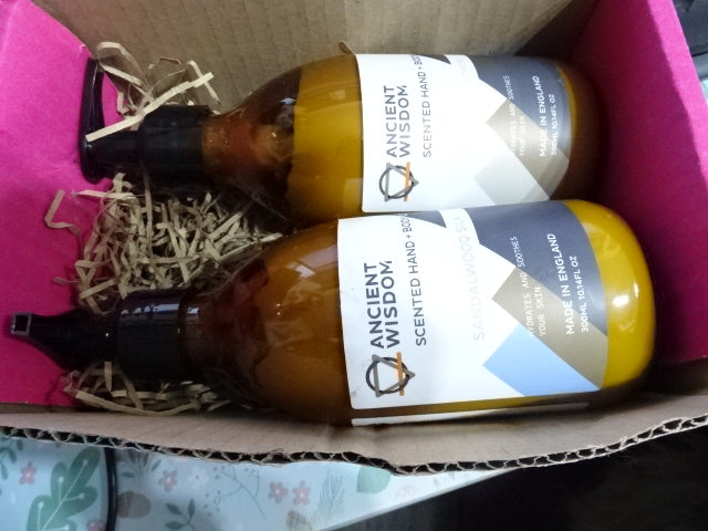 Hand and Body Lotion Set Coconut and Lemon And Sandalwood Silk 300ml