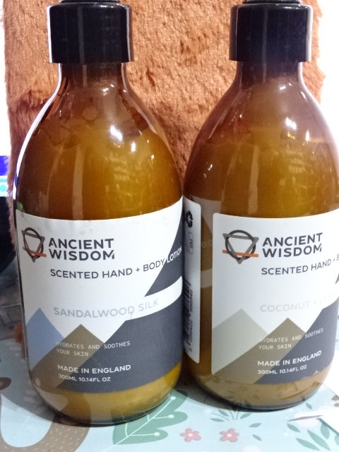 Hand and Body Lotion Set Coconut and Lemon And Sandalwood Silk 300ml