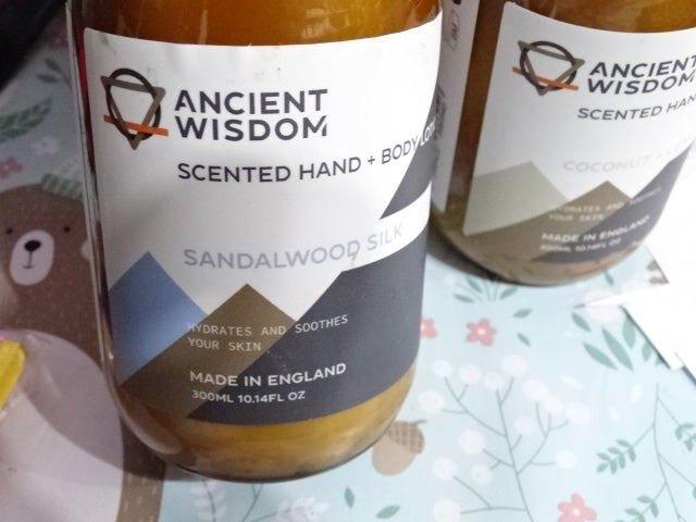 Hand and Body Lotion Set Coconut and Lemon And Sandalwood Silk 300ml