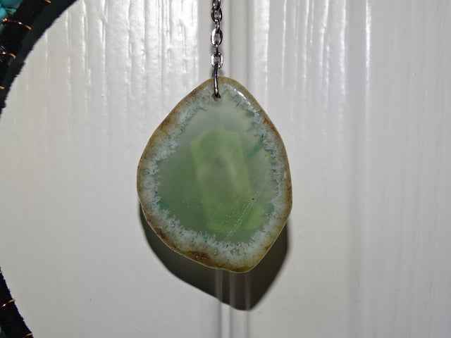 'Blue Moon'  Beautiful Moon Shaped ' Tree of Life'  Dream Catcher
