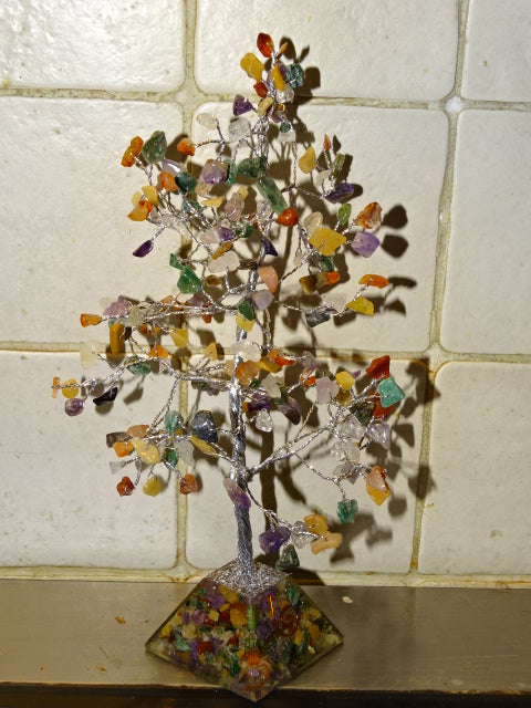 Handmade Orgonite Base  'Tree of Life' Ornament / Desk Decoration / Gift / Home Decor