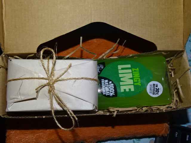 Naturally Packaged  Organic and Vegan Shower / Bath  Gift Set