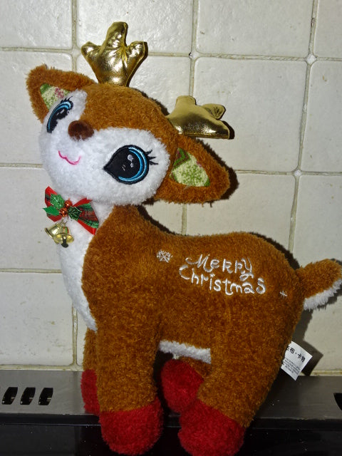 Cute Plush Soft Toy Festive Reindeer