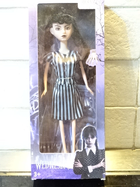 Wednesday Addams Fashion Doll (Plastic)  Approx 30cm Tall