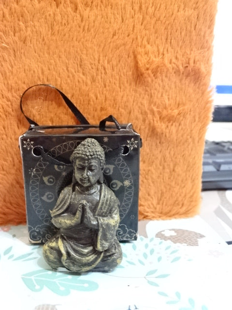 Mini 'Buddha In A Bag'   Resin Figures