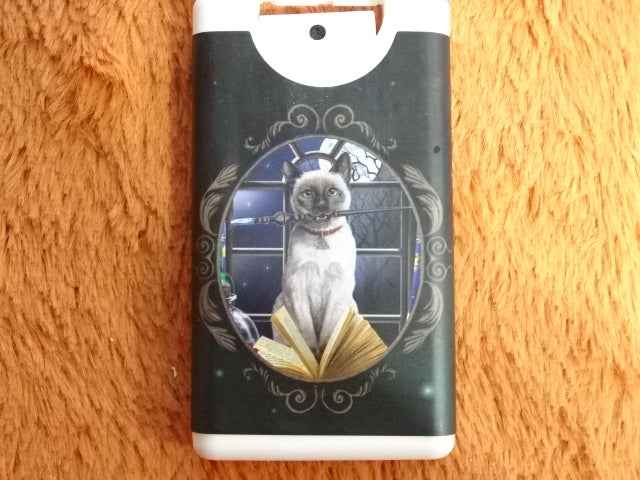Mystical Cat Hand Sanitiser Spray Lisa Parker Design